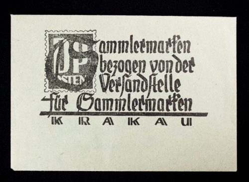 Postcards: (DRK) Versandstelle Krakau Enveloppe + postcards (DRK): Kriegshilfswerk für das Deutsche Rote Kreuz