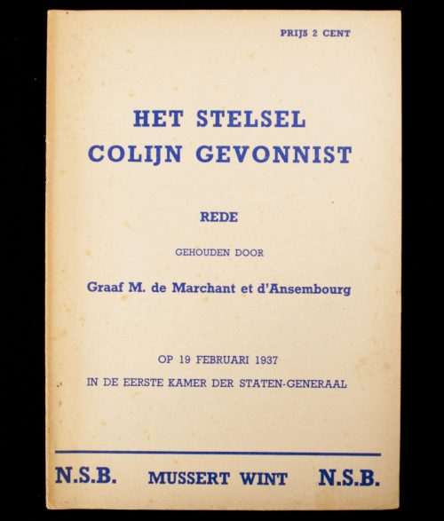 (NSB) - Het stelsel Colijn gevonnist (1937)