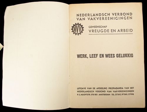 NSB / NVV - Werk, leef en wees gelukkig (1941)