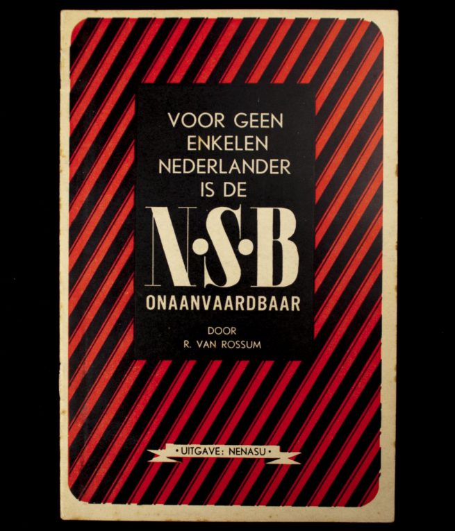 (NSB) Voor geenenkelen Nederlander is de NSB onaanvaardbaar (1941)