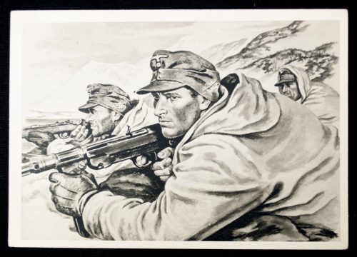 Postcard: Gebirgsjäger (Kriegsberichter Kretschmann)