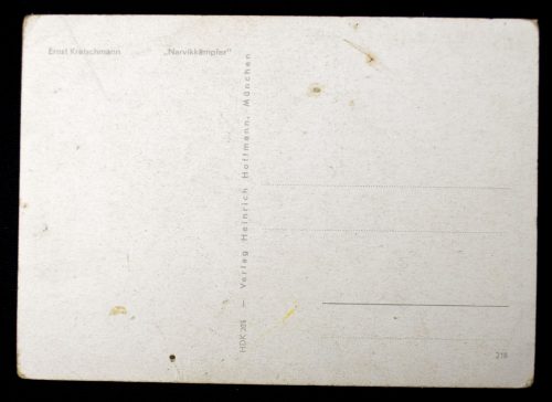 Postcard: Narvikkämpfer (Kriegsberichter Kretschmann)