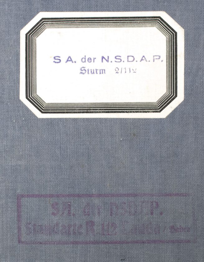 SA der NSDAP Sturm 2/112 - Map Gundelsheim