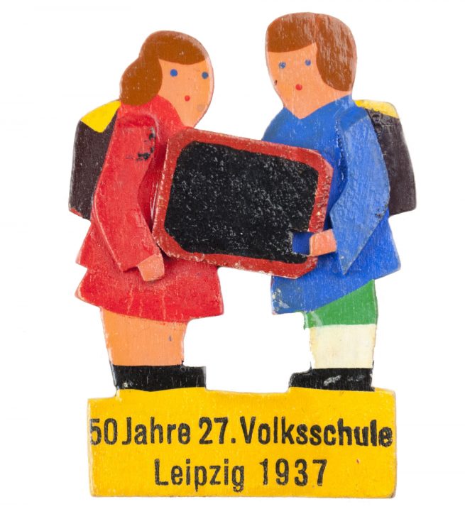 50 Jahre 27. Volksschule Leipzig 1937 abzeichen