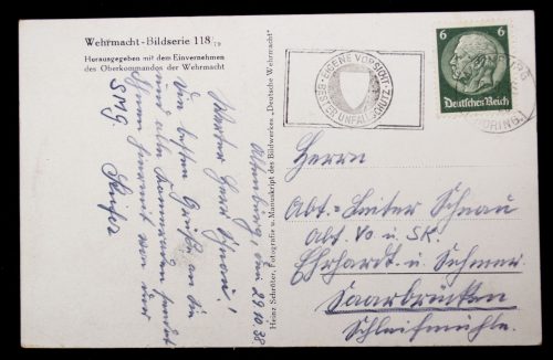 Postcard: SMG Feuerfertig!