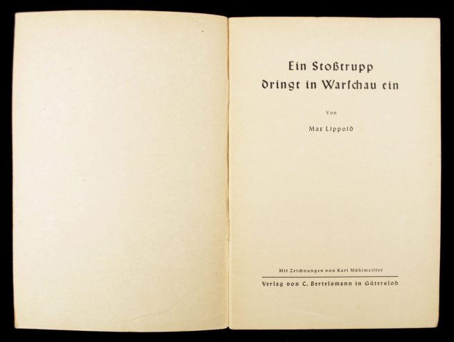 Brochure: Ein Stosstrupp dringt in Warchau ein (1940)