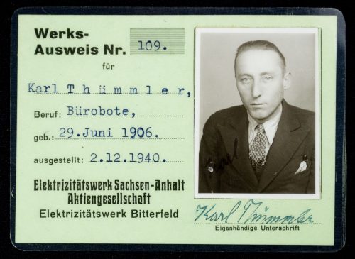 Arbeitsbuch + Werksausweis + Merkblatt (1940)