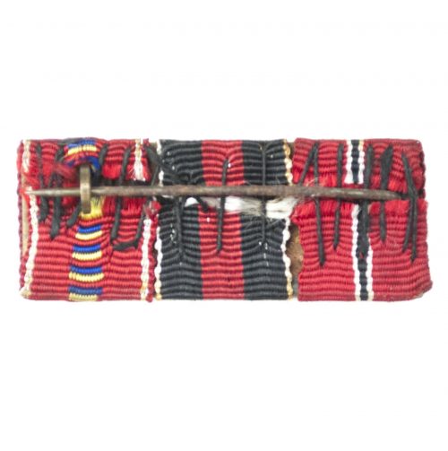Feldspange Ribbon with Ostmedaille, Sudetenmedaille and Kampf gegen das Kommunismus medal