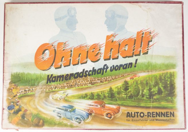 German Boardgame OHNE HALT, Kameradschaft voran, Auto-Rennen 193035