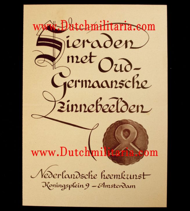 (NSB) Nederlandsche Heemkunst catalog for cultural runic brooches (RARE!)
