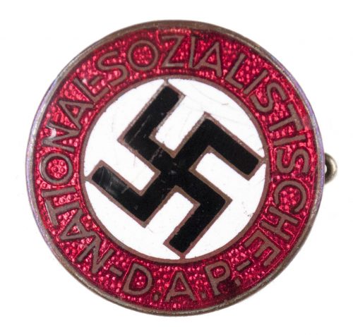 NSDAP Parteiabzeichen transitional Ges Gesch RZM M178 (Paulmann & Crone)