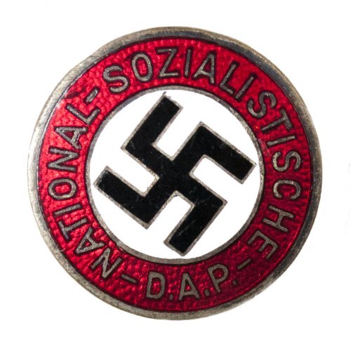 NSDAP Parteiabzeichen (transitional) RZM 72 (maker Fritz Zimmermann)