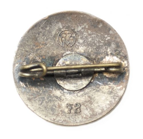 NSDAP Parteiabzeichen (transitional) RZM 72 (maker Fritz Zimmermann)