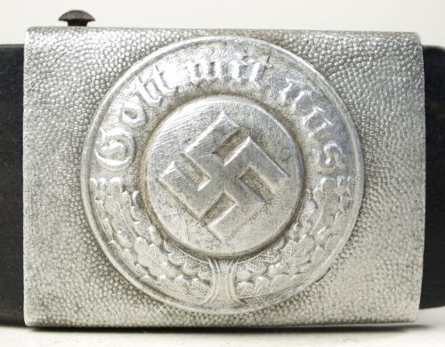Police NCO ParadePrivat Belt Buckle + belt
