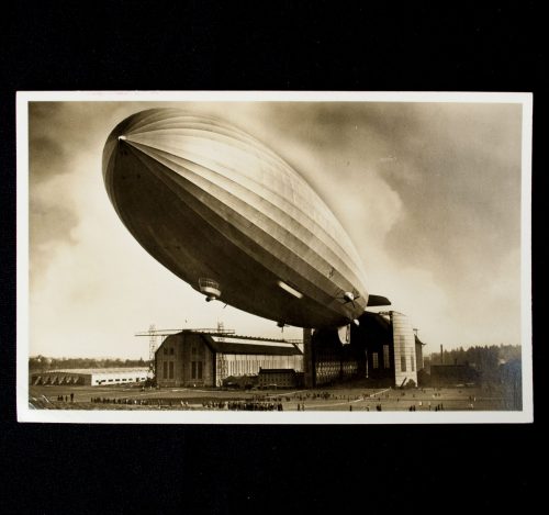 Postcard Zeppelin Aufstieg LZ129 Hindenburg