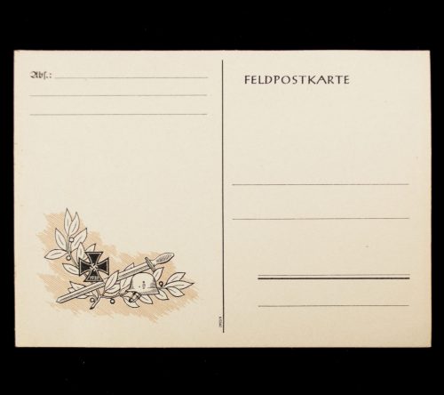 PostcardFeldpostkarte with Ek2