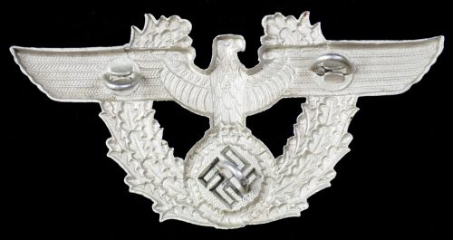 Schutzpolizei Adler vor die Kartuschkasten für Mannschaften (maker Assmann)