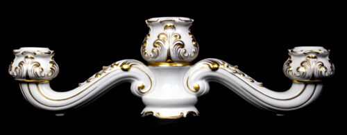 Allach porcelain baroque candelabra model 23