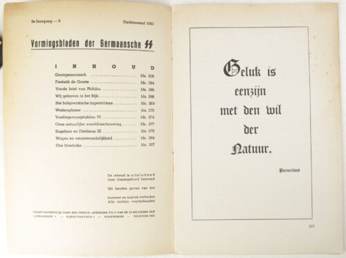 Dutch-SS – SS Vormingsbladen Jrg 3. No.9