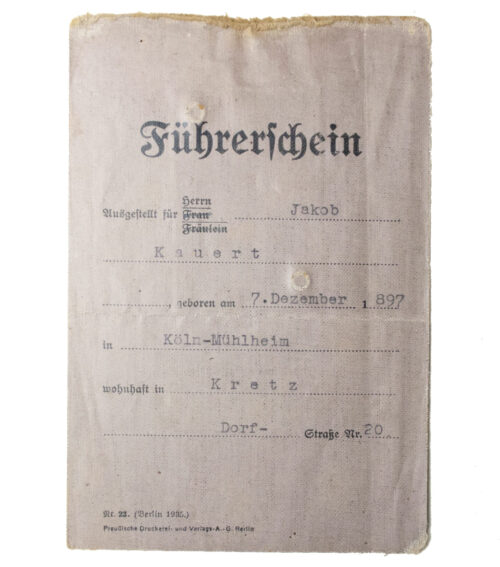 Führerschein-1938-Drivers-Licence-with-photo