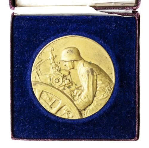 Pak-Geschütz-Preisrichten-1927-medal-in-gold-in-case