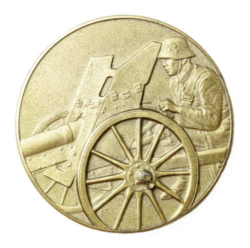 Pack Geschütz Preisschiessen 1936 medal in gold (1. Preis)