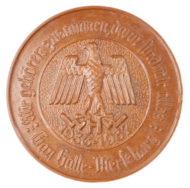 Winterhilfswerk WHW Gau Halle Merseburg 1936-1937 abzeichen