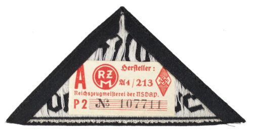Bund Deutsche Mädel (BDM) Hitlerjugend (HJ) Gebietsdreieck Ost Sudetenland with RZM label