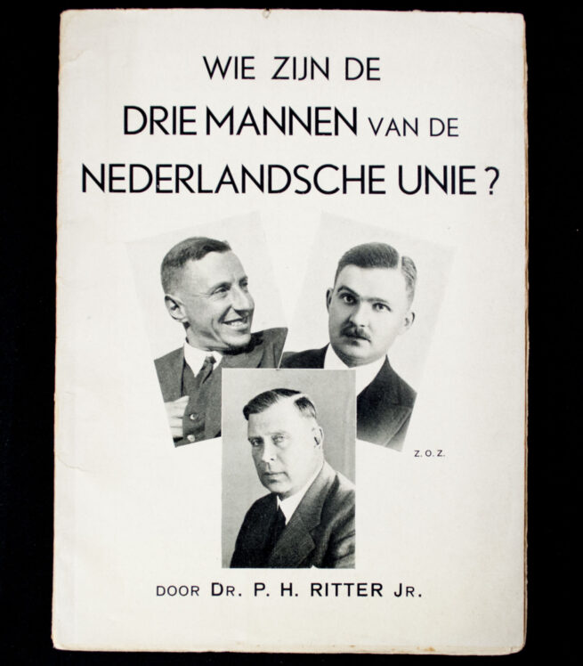 (Brochure) Wie zijn de drie mannen van de Nederlandsche Unie