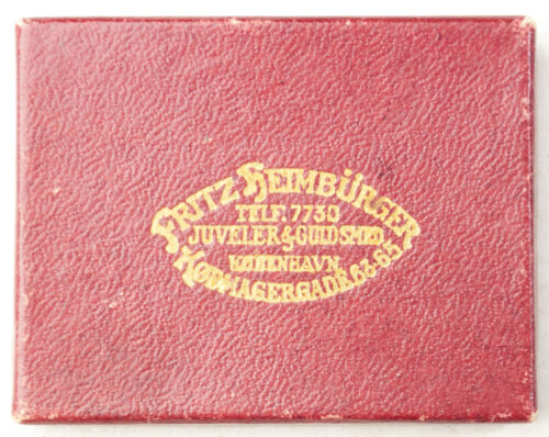 (Denmark) N.S.D.A.P.N. memberbadge in Fritz Heimbürger case (!)