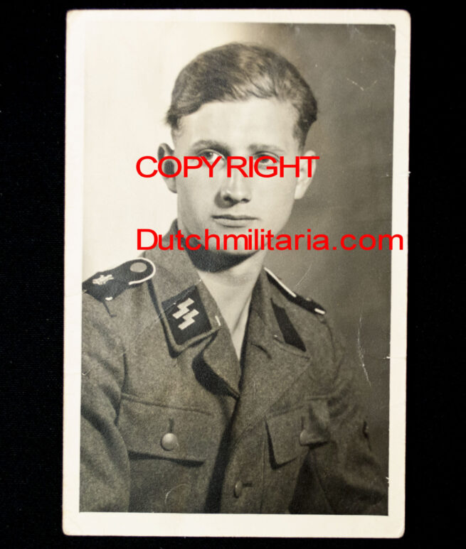 Leibstandarte SS Adolf Hitler (LSSAH) portrait photo in postcard size