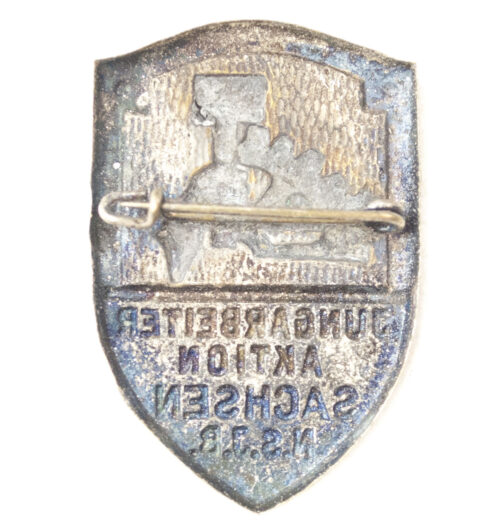 N.S.B.O N.S.J.B Jungarbeiter Aktion Sachsen abzeichen