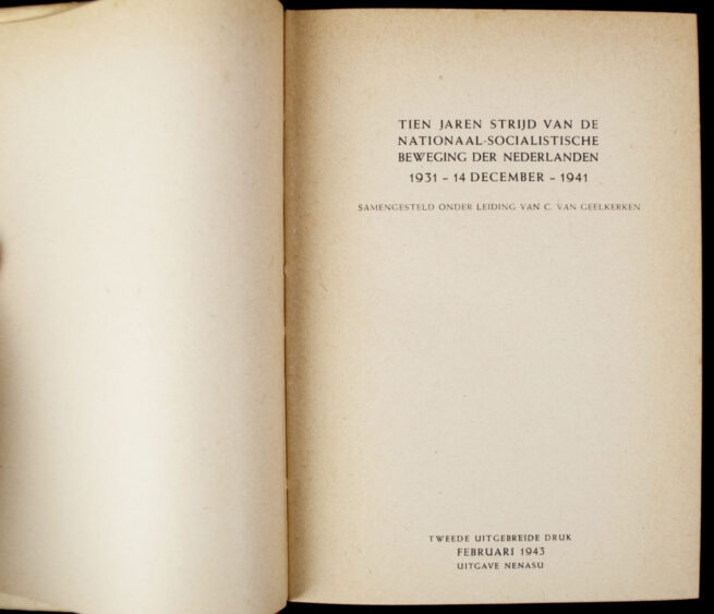 (NSB) C. van Geelkerken - Voor volk en vaderland (small edition) (1943)