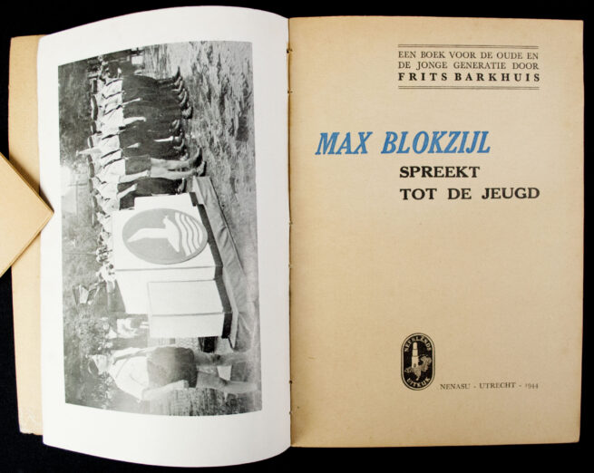 (NSB) Fritz Barkhuis - Max Blokzijl spreekt tot de jeugd een boek voor de oude en de jonge generatie