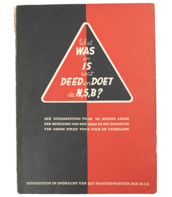 (NSB) Wat was en is, wat deed en doet de NSB (1940)