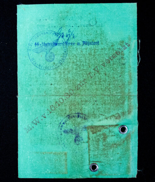 SS-Verfügungstruppe - SS-Funker Truppenausweis SS-Nachr-Stuba-Fu