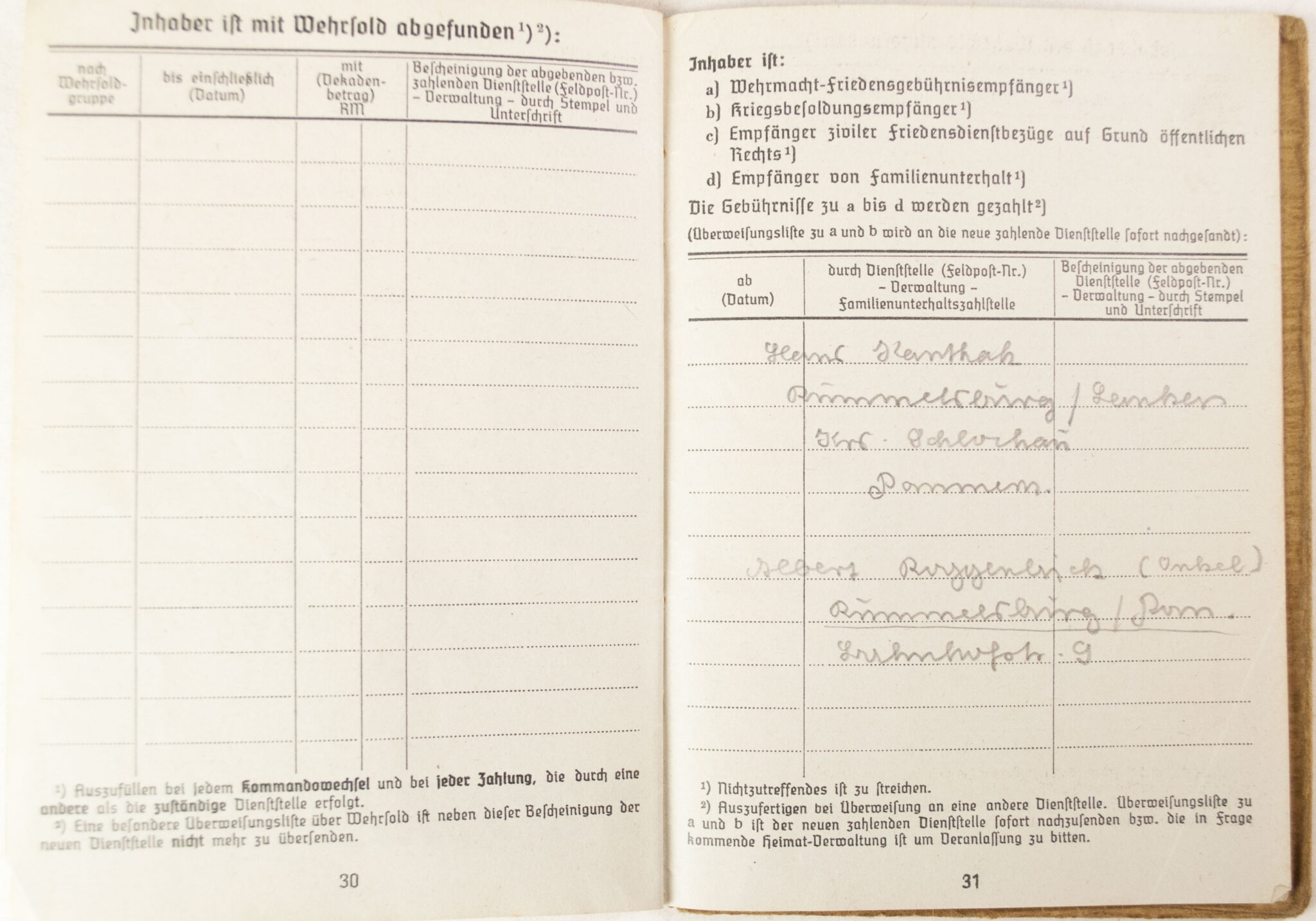 Soldbuch Kriegsmarine with KM uniformphoto - 2. Admiral der Nordsee