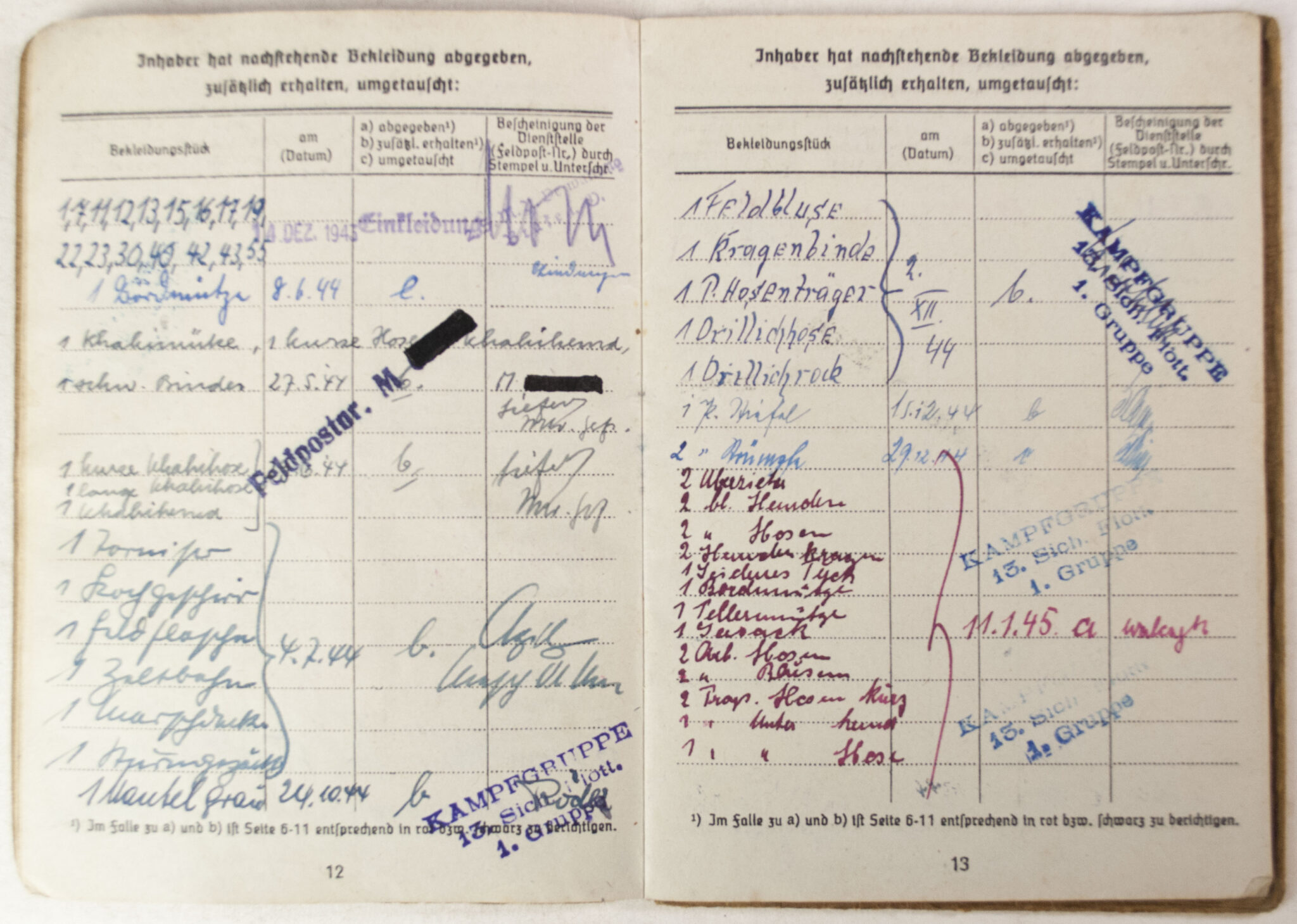 Soldbuch Kriegsmarine with KM uniformphoto - 2. Admiral der Nordsee