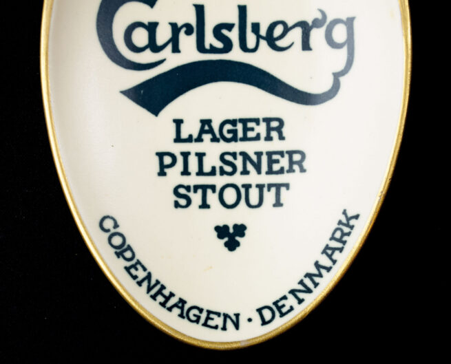 (Denmark) Carlsberg Beer Ashtray with swastika (1920’s30’s) RARE!