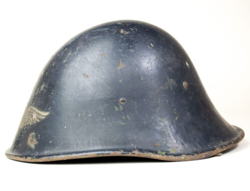 Dutch M27 beutehelm (!) used as Reichsluftschutzbund (RLB) Helmet