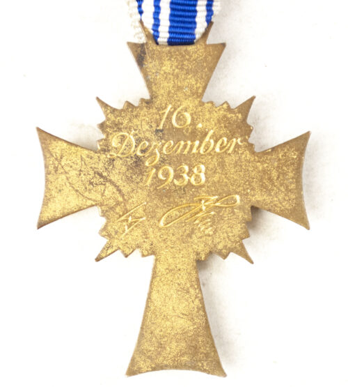 Mutterkreuz Motherscross in gold