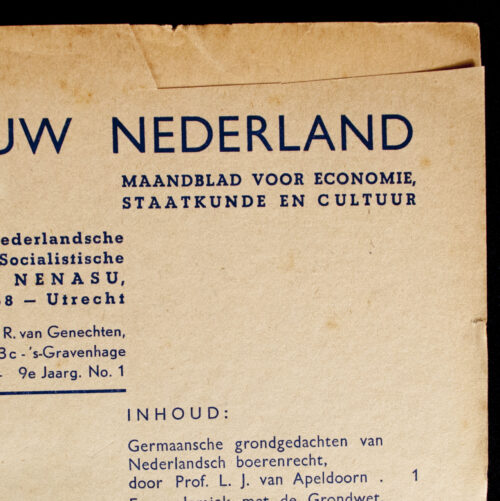 (NSB) Magazine Nieuw Nederland 19411942 - 4 editions