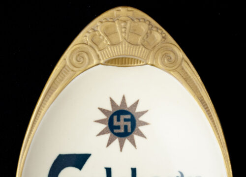 (Denmark) Carlsberg Beer Ashtray with swastika (1920’s30’s) RARE!