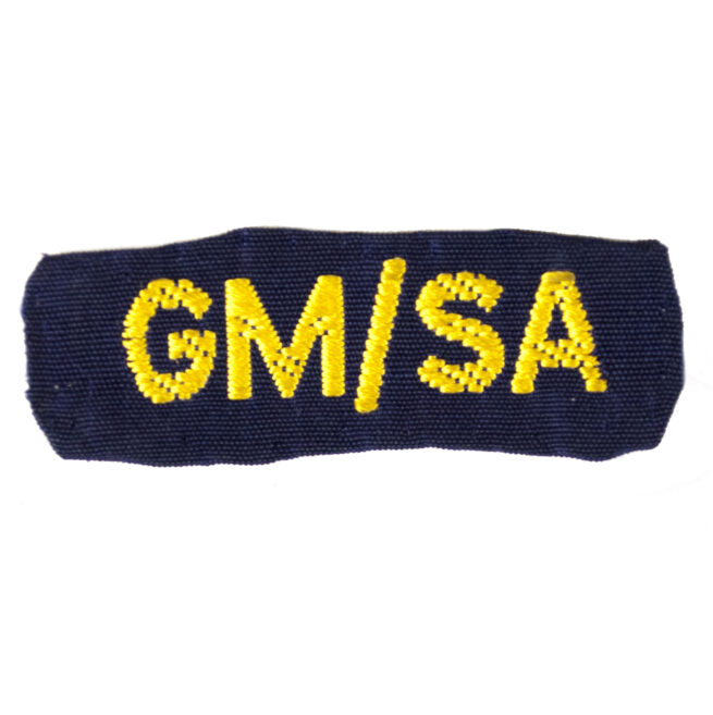 Kriegmarine (KM) GMSA (German Minesweeping Association) badge