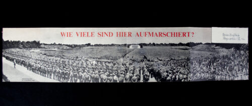 (Leaflet) Frage Wieviel sind hier aufmarschiert G.17 (1942) - VERY LARGE!