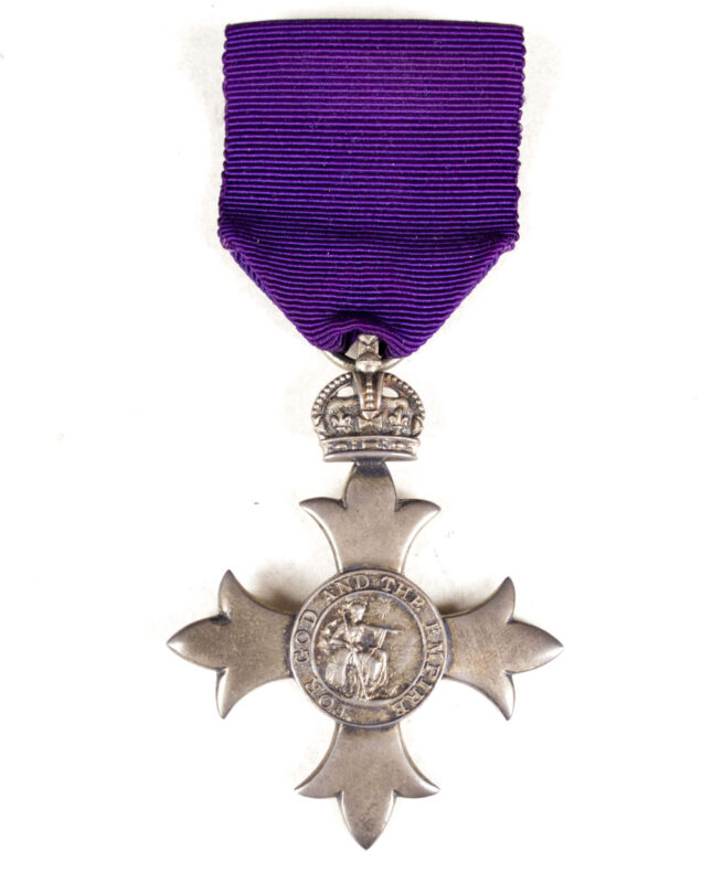 (M.B.E) Member of the Order of the British Empire + case