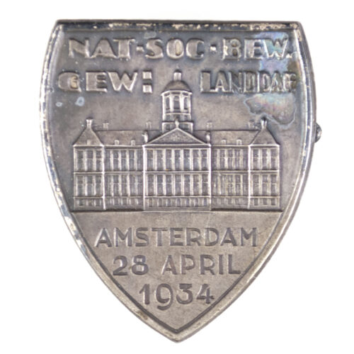 NSB Gewestelijke Landdag Amsterdam 28 April 1934 badge
