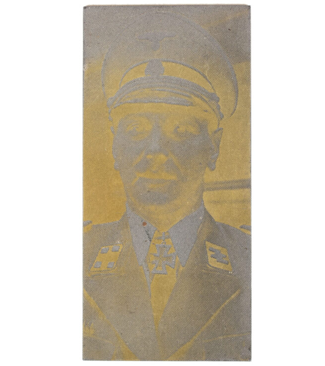 Original newspaper photo “Druckplatte” (printing plate) of SS Standartenführer Otto Skorzeny