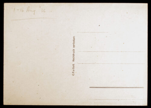 (Postcard) Fackelstaffellauf Olympia-Berlin 1936