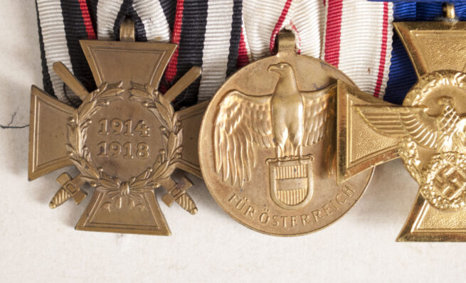 WWIWWII German Police Polizei Medalbar with Polizei Dienstauszeichnung für 25 Jahre